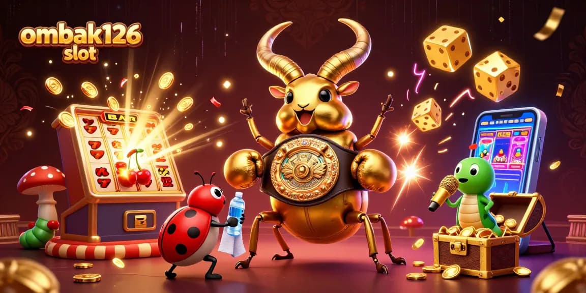 Experience the excitement of ombak126 slot with vibrant characters and slot action in a dazzling 3D scene.