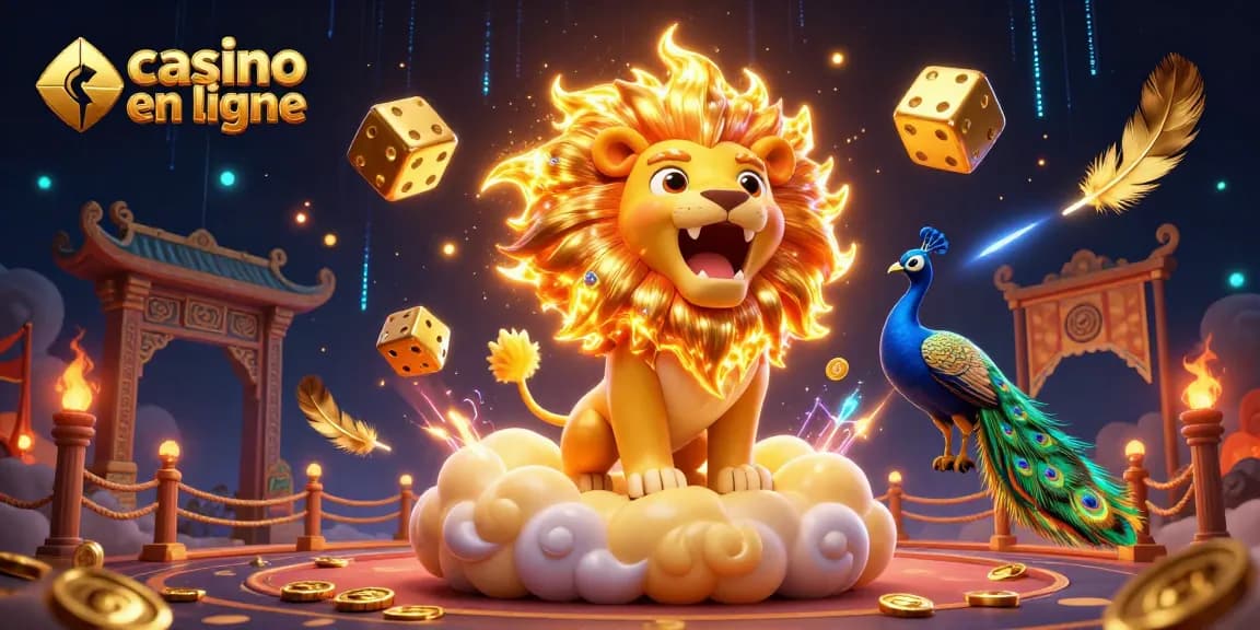 Jouez au casino en ligne avec des animations captivantes et des symboles de jeu brillants.