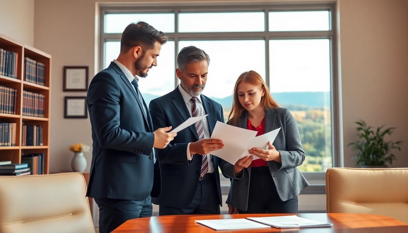 Consultation with a New Hampshire Immigration Lawyer in a professional office setting.
