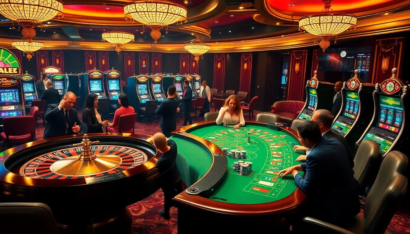 Vivez l'excitation au meilleur casino en ligne avec des activités de jeu immersives et des visuels vibrants.