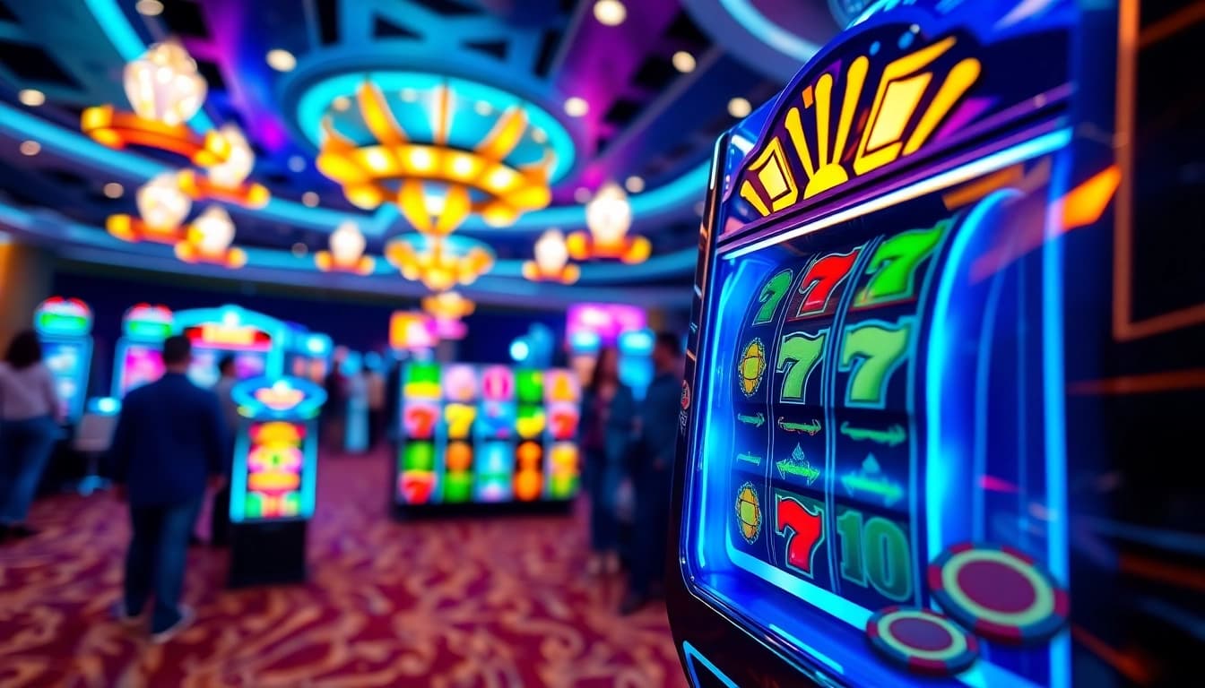 Menangkan Slot77 dengan mesin slot yang menarik dan efek cahaya yang berkilauan.