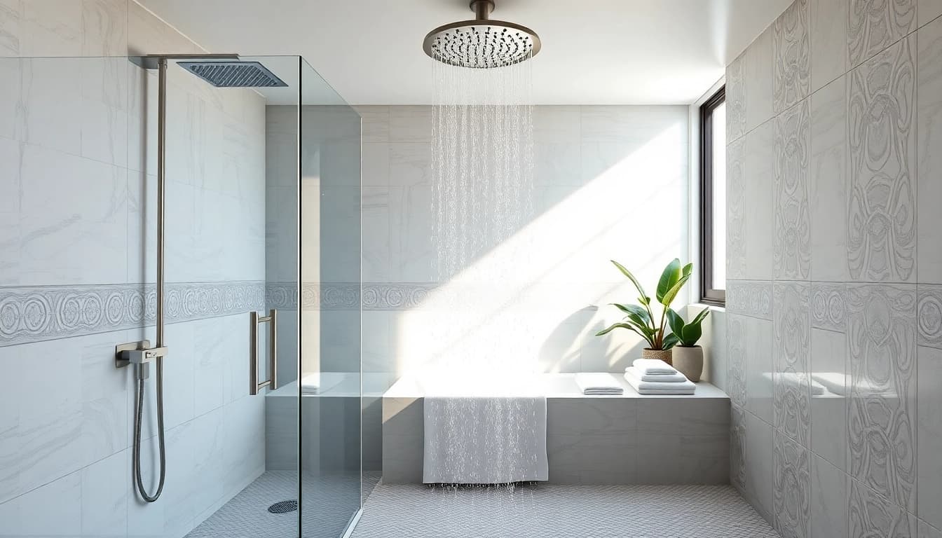 Transform your bathroom with elegant showers featuring luxurious designs and modern aesthetics.