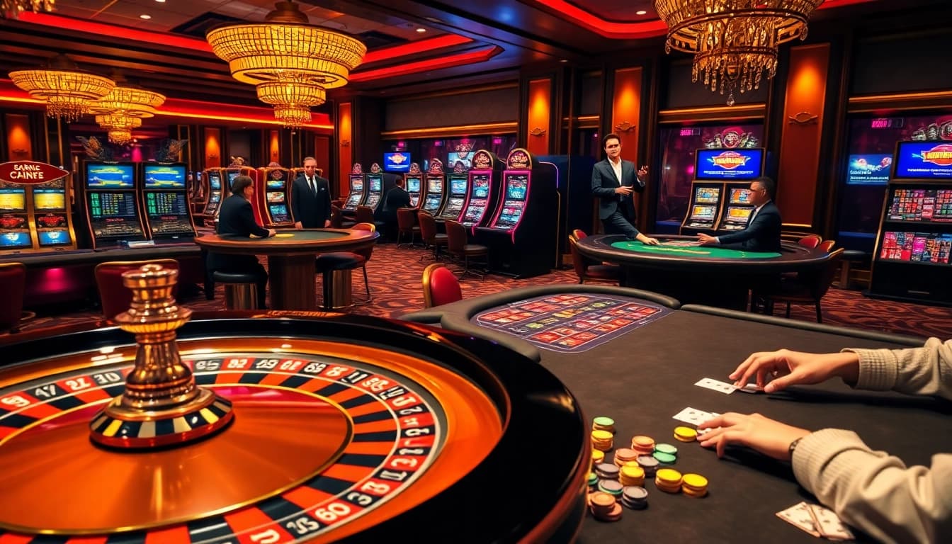 Experience the excitement of gambling at HM88 with vibrant tables and thrilling action.