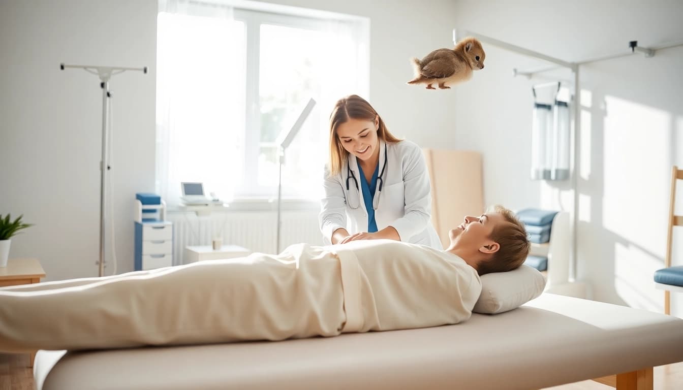 Erfahrene Physiotherapie Stuttgart hilft Patienten in einer modernen Therapieumgebung.