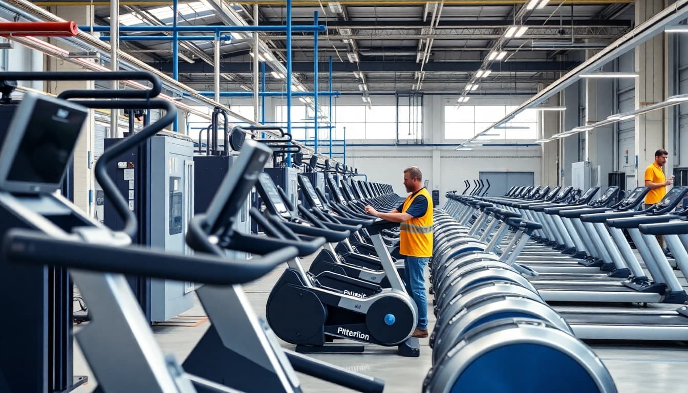 Custom fitness equipment manufacturer in a modern facility focused on quality and innovation.