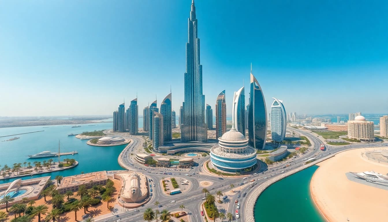 Experience a vibrant dubai city tour showcasing iconic landmarks and lively urban life.