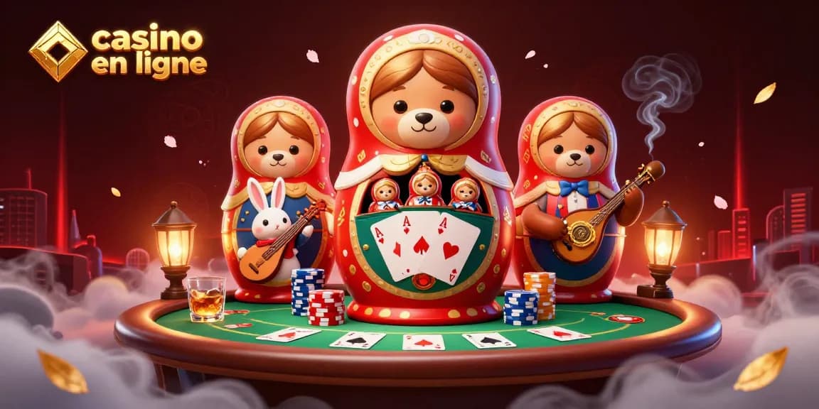 Jouer sur un casino en ligne avec des variantes de jeux illustrées et un décor dynamique