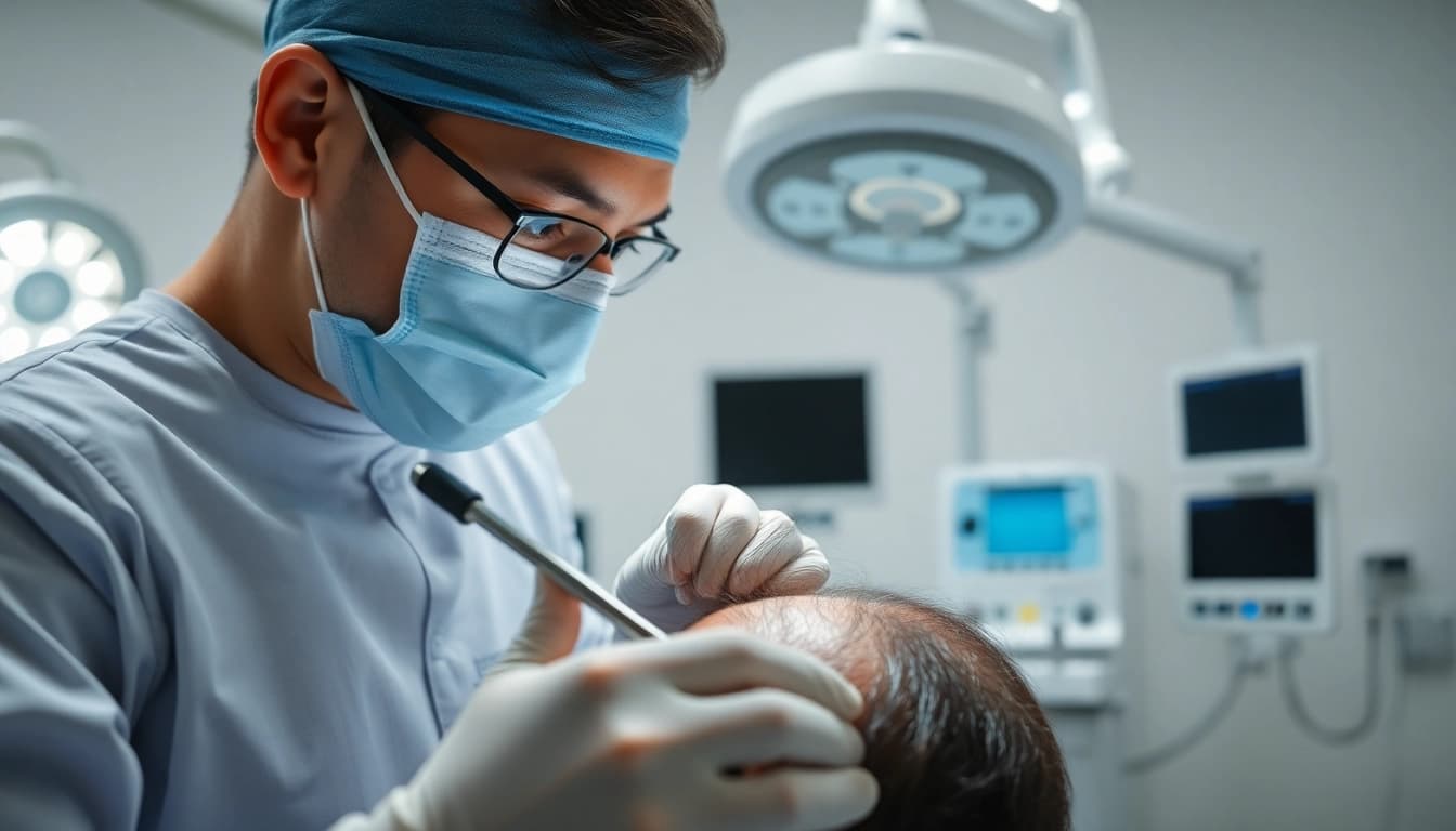 Experience a hair transplant istanbul procedure in a professional medical setting.