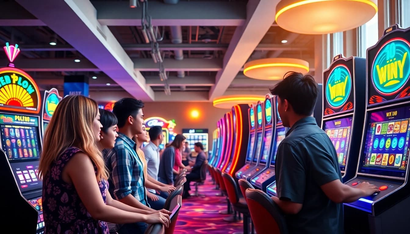 Petanitoto menghadirkan pengalaman bermain slot dengan antusiasme dan warna-warna cerah.