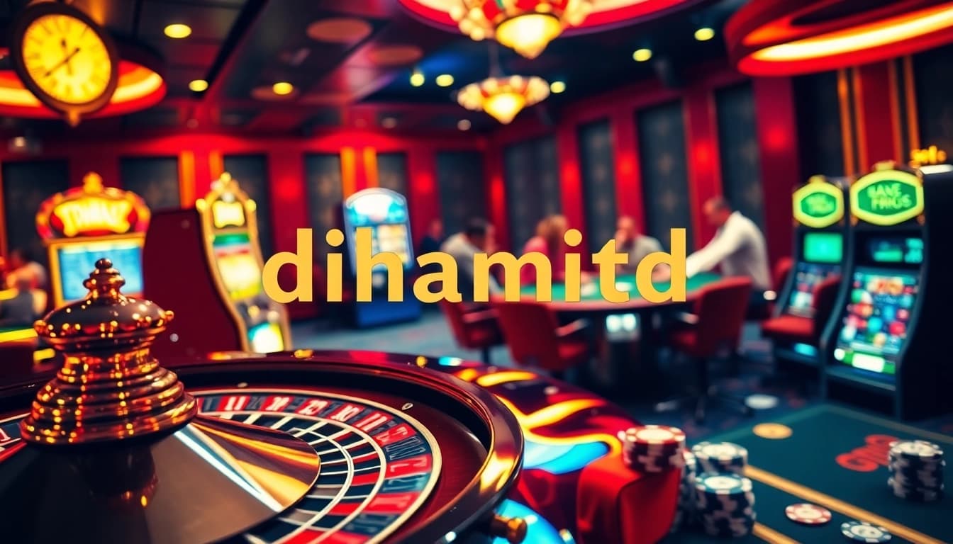 Experience the thrill of dinamit4d with luxury casino elements enticing players to win big.