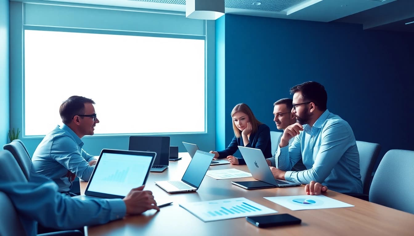 Analyze competitor pricing strategies in a dynamic business meeting setting with charts.