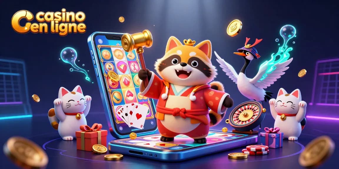Découvrez le casino en ligne avec un tanuki chanceux et des jeux de loterie vibrants.