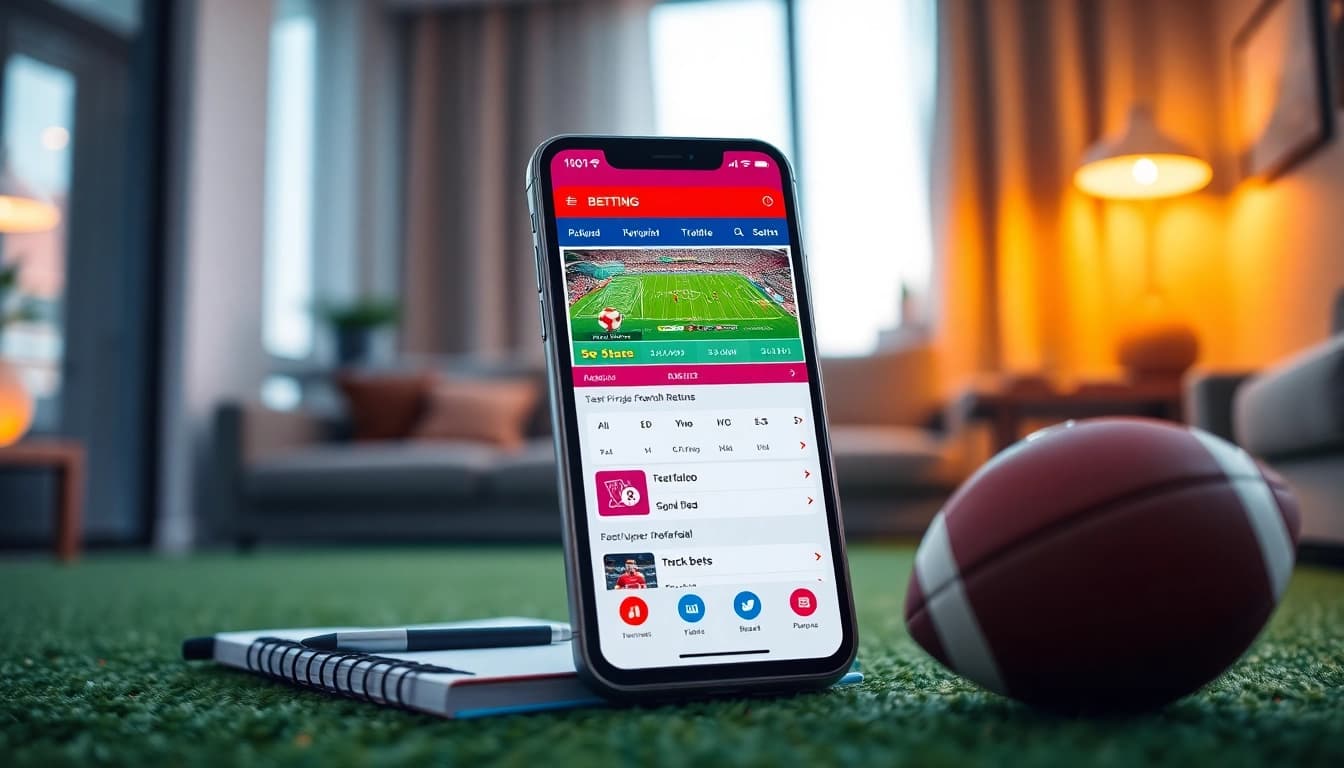 Engaging preview of best sports betting apps in India featuring vibrant betting interface.