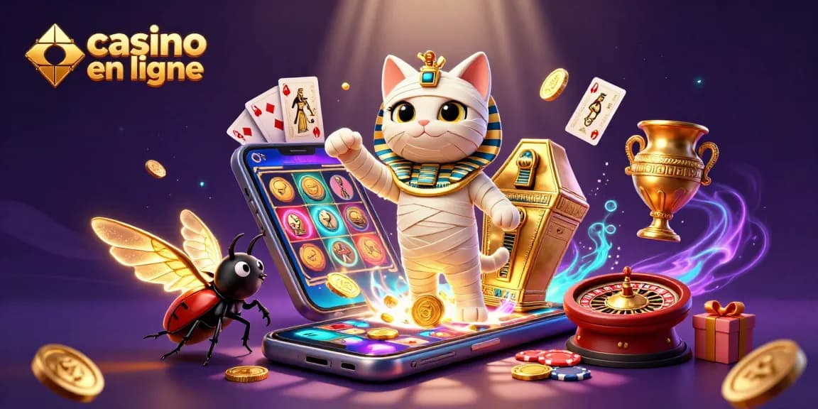 Casino en ligne : Misez sur la chance avec un chat momifié et des jeux captivants.