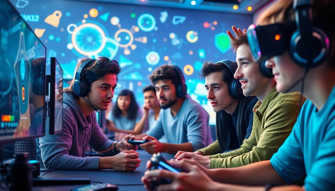 Gameplay excitement in hakim4d game, showcasing players immersed in action and competition.