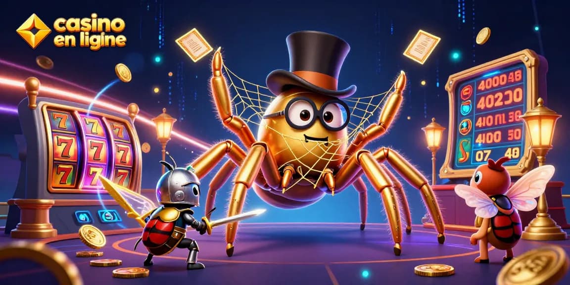 Jouer à un casino en ligne avec des machines à sous et des personnages de jeu animés