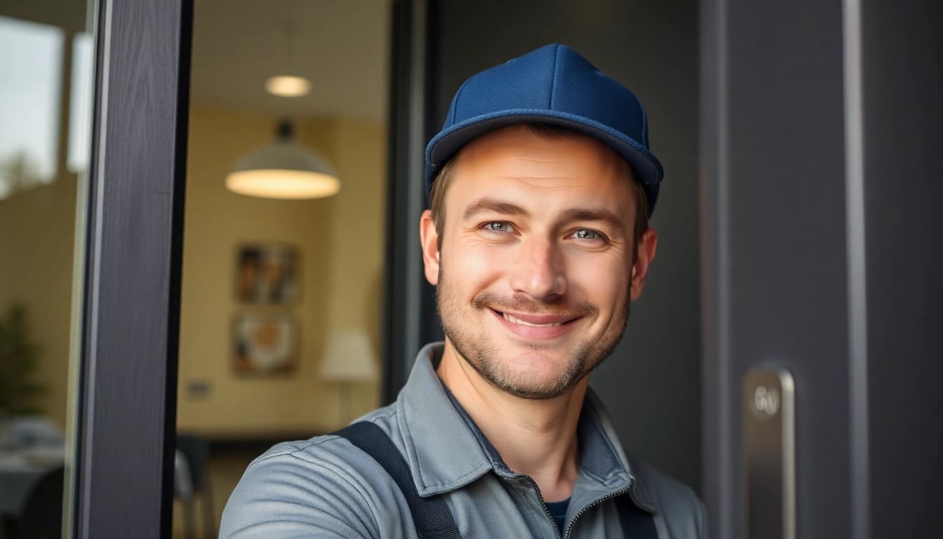 Schlüsseldienst Pforzheim öffnet eine Tür beschädigungsfrei mit professionellem Werkzeug.