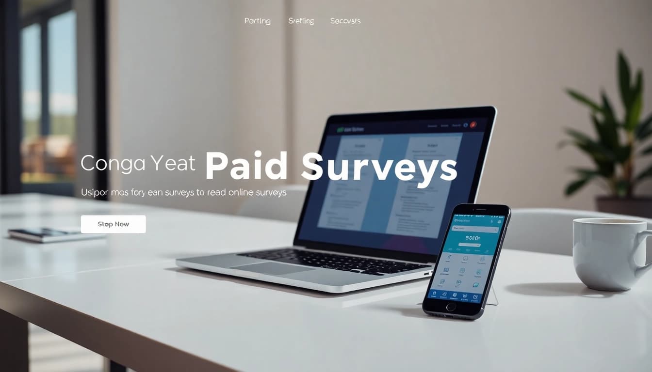 Earn money by taking surveys at https://enqueteplein.nl with a user-friendly website interface.