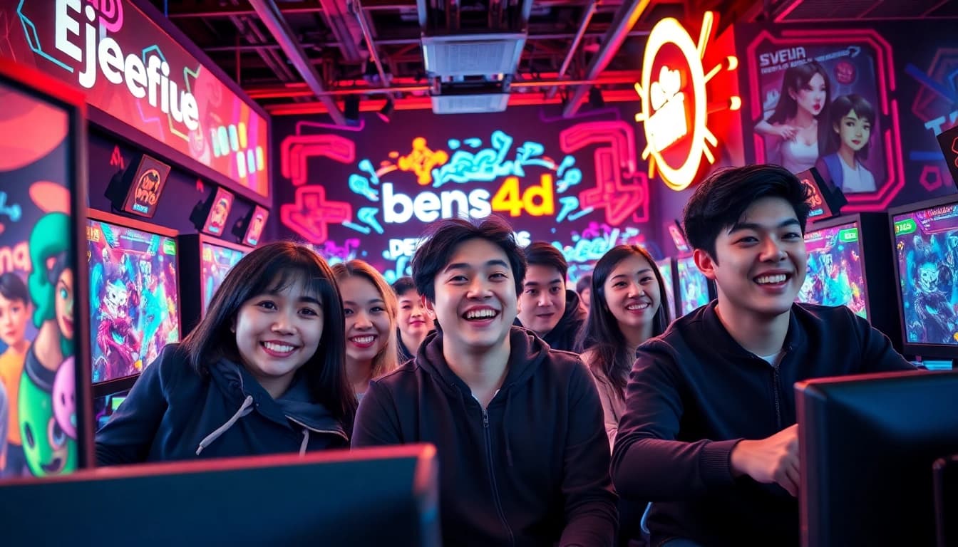 Jelajahi bensu4d game yang mendebarkan dengan pemain bersemangat dalam suasana energik.