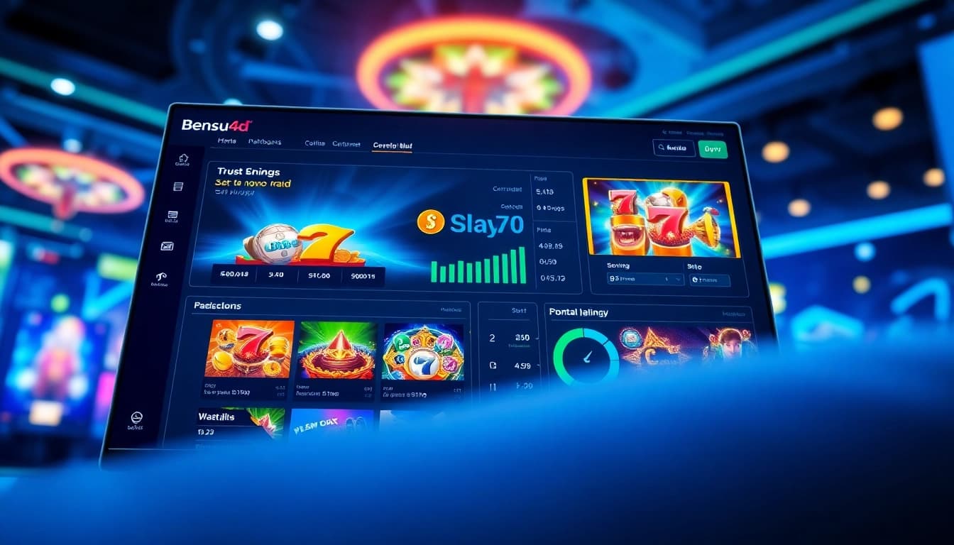 Menampilkan antarmuka digital Bensu4d untuk pengalaman bermain yang menarik dan aman.