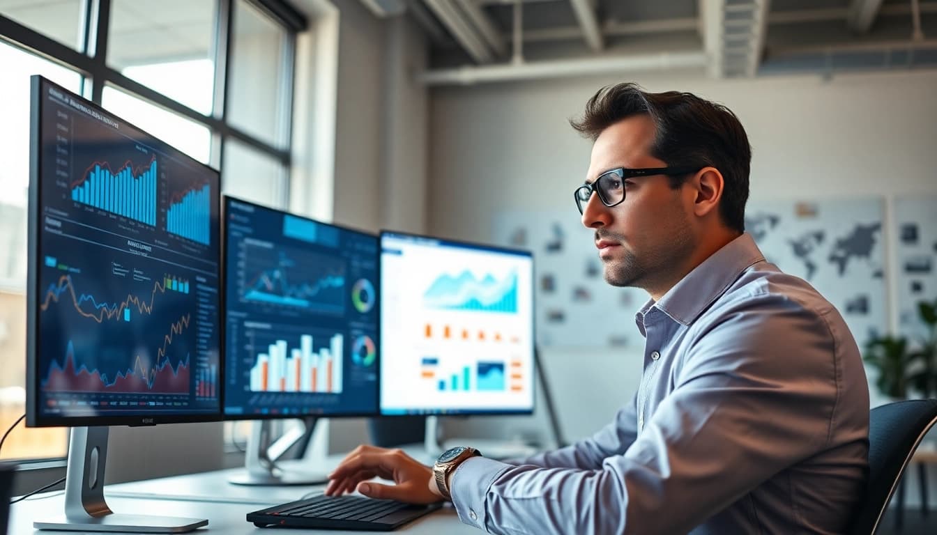 Stunning SEO strategie visualisatie op https://nugevonden.nl met moderne kantooromgeving.