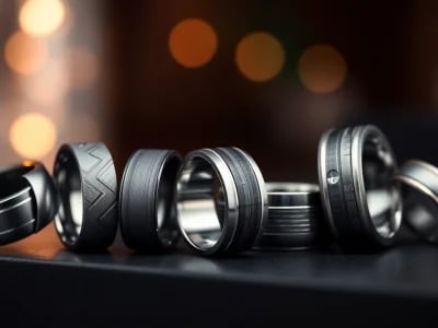 Stylish Gunmetal Wedding Bands for Men: A Modern Choice for Every Taste