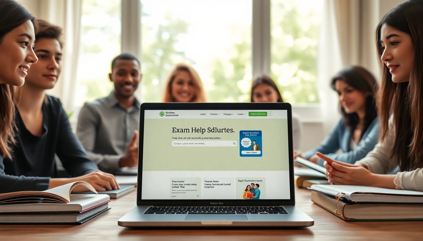 Utilize an Exam help service while students engage in focused study preparation.