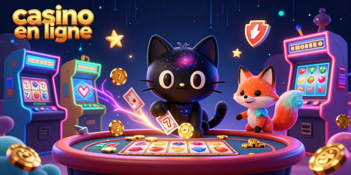 Créez des jackpots avec des jeux de casino en ligne animés, des personnages galactiques et une ambiance colorée.