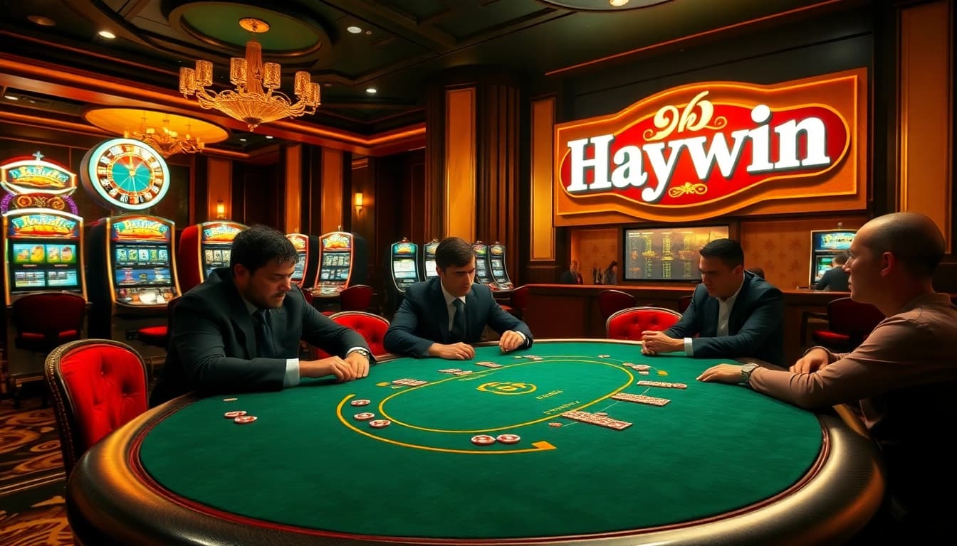 Experience the thrill of Haywin casino gaming with exciting poker and vibrant slot machines.