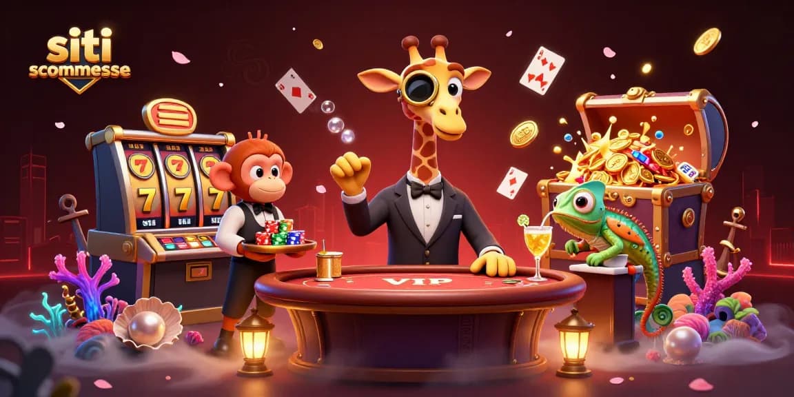 Gioca su siti scommesse con il giraffa giocatore d'azzardo e un tavolo da poker straordinario.