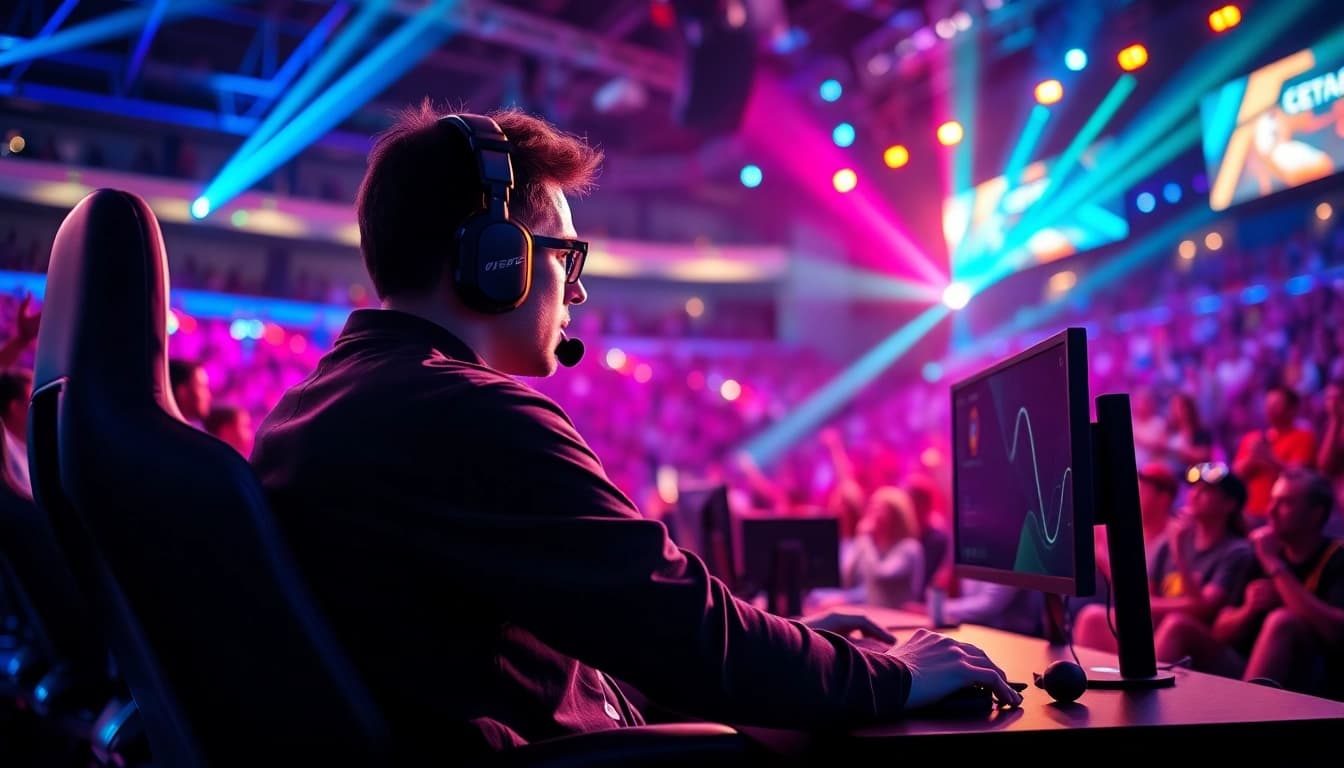Catch the latest updates on esports and gaming at https://gamelevate.com with a gamer in action.