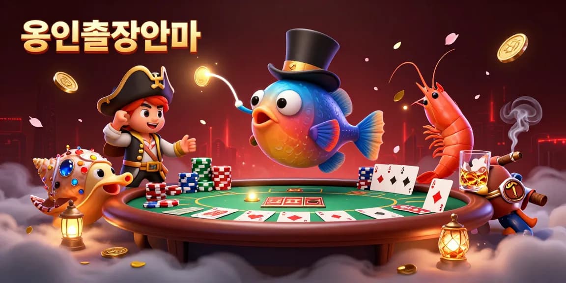 Experience 용인출장안마 with thrilling poker action featuring a lively anglerfish and pirate shrimp
