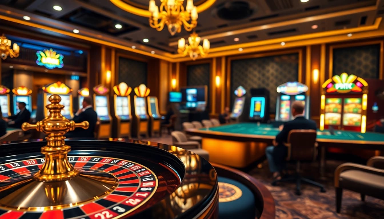 Vivez l'excitation du meilleur casino en ligne avec des machines à sous captivantes et de la roulette.