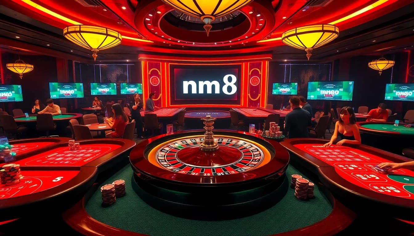 Experience the thrilling excitement of mm 88 casino gaming with vibrant roulette and table games.