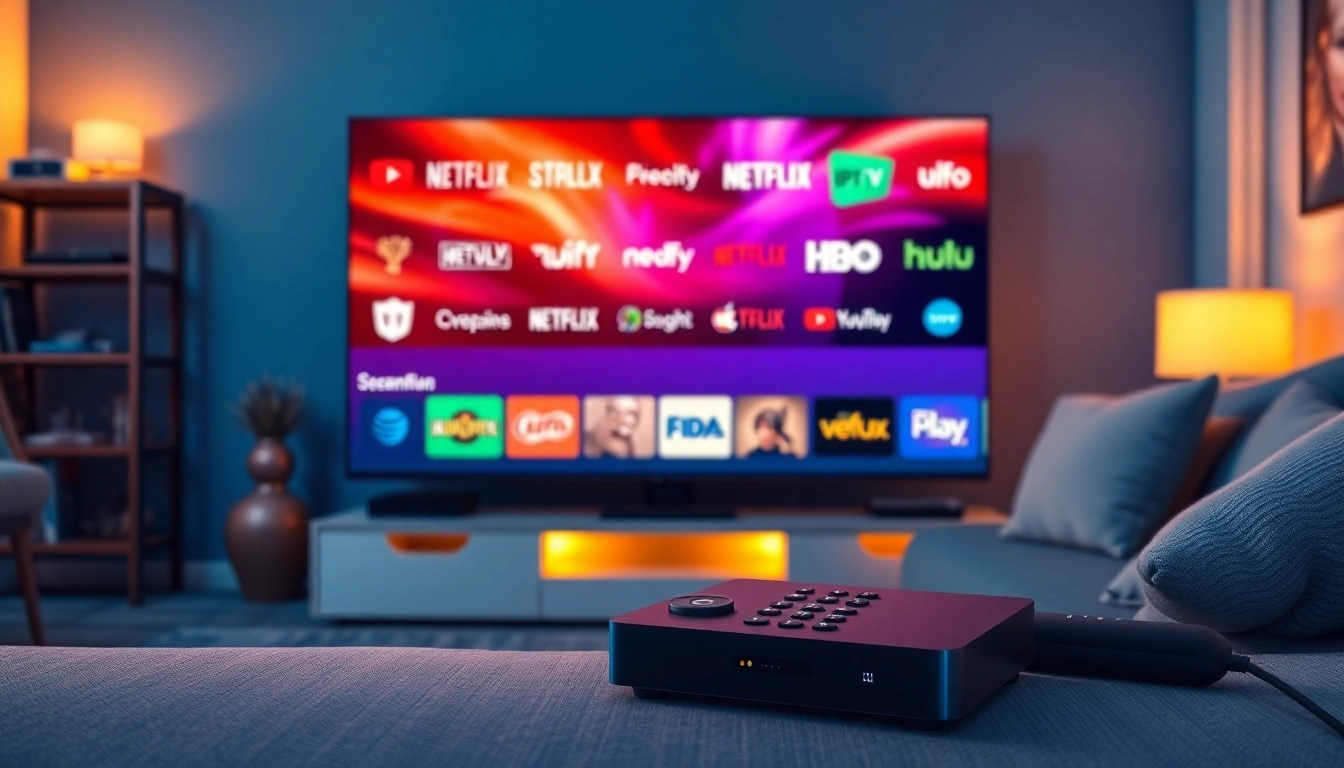 Experience seamless entertainment with https://vizomate.com featuring streaming platforms in a cozy setting.