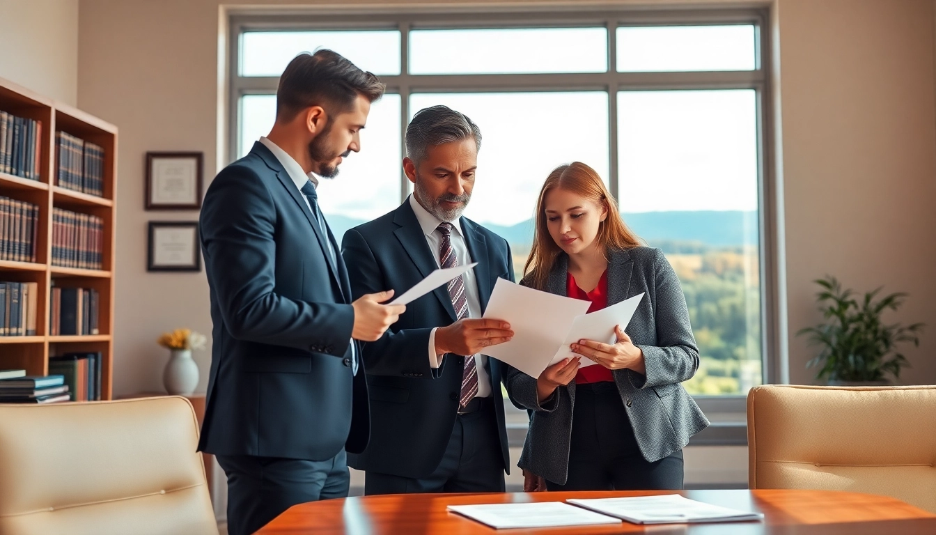 Consultation with a New Hampshire Immigration Lawyer in a professional office setting.