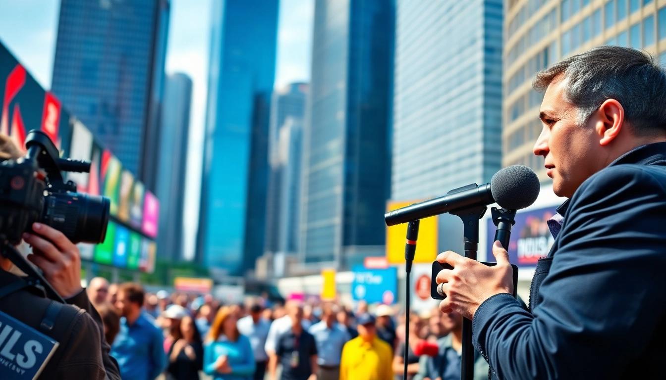 Capture the essence of engaging news reporting at https://news-parade.com.ua with journalists in action.