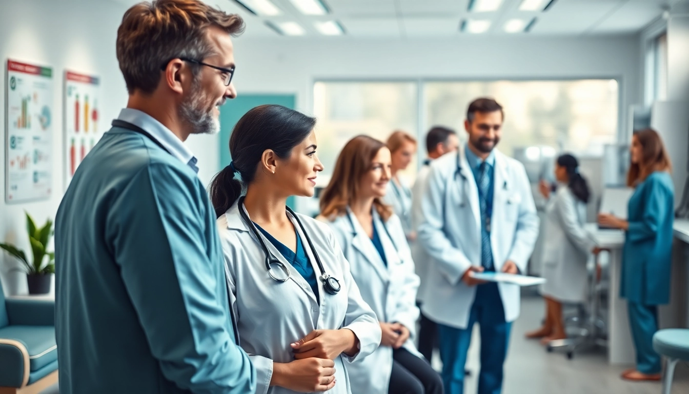 Consultation at https://www.medexdtc.com showcasing a dedicated healthcare team in a modern clinic.