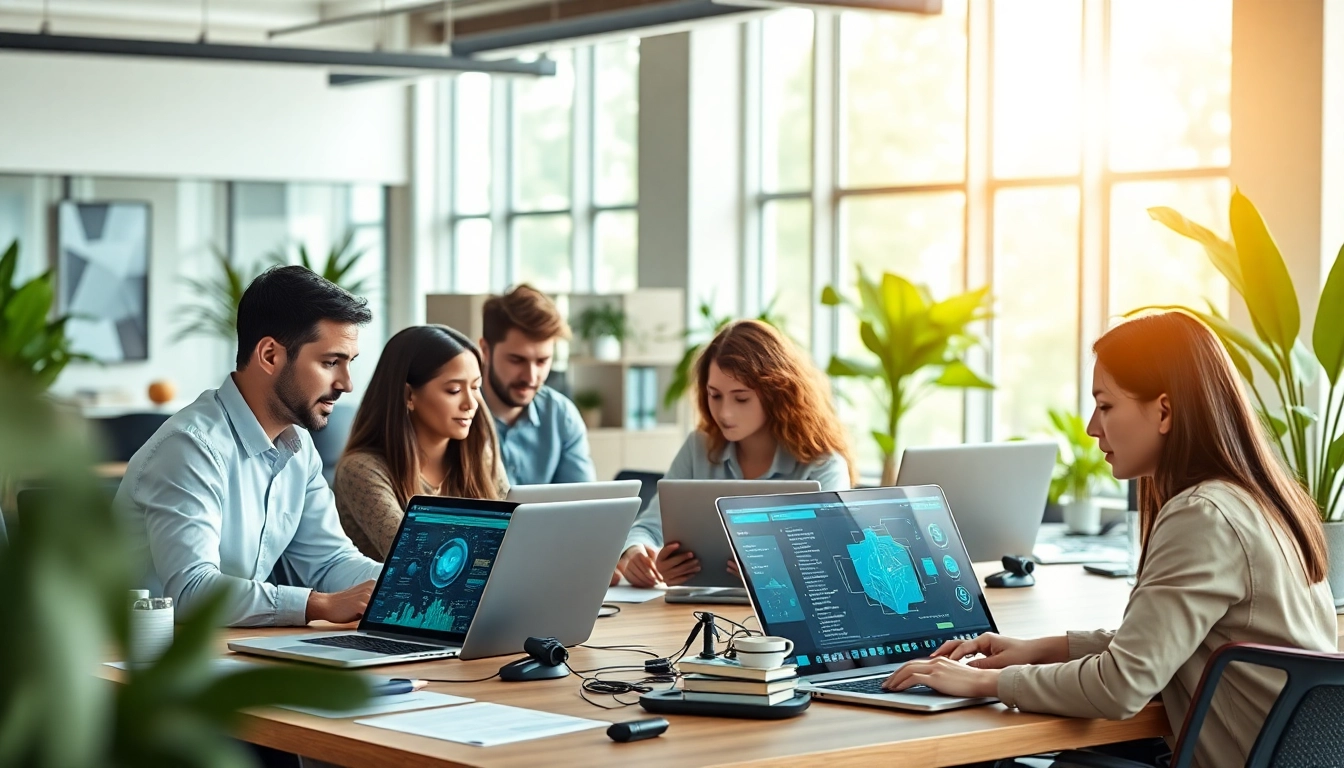 Showcasing collaborative use of ai tools in a modern workspace