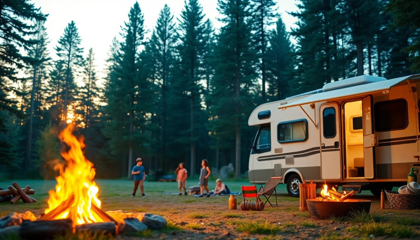 Experience family adventures at https://fernweh-abenteuer.de with relaxing camping under the trees.