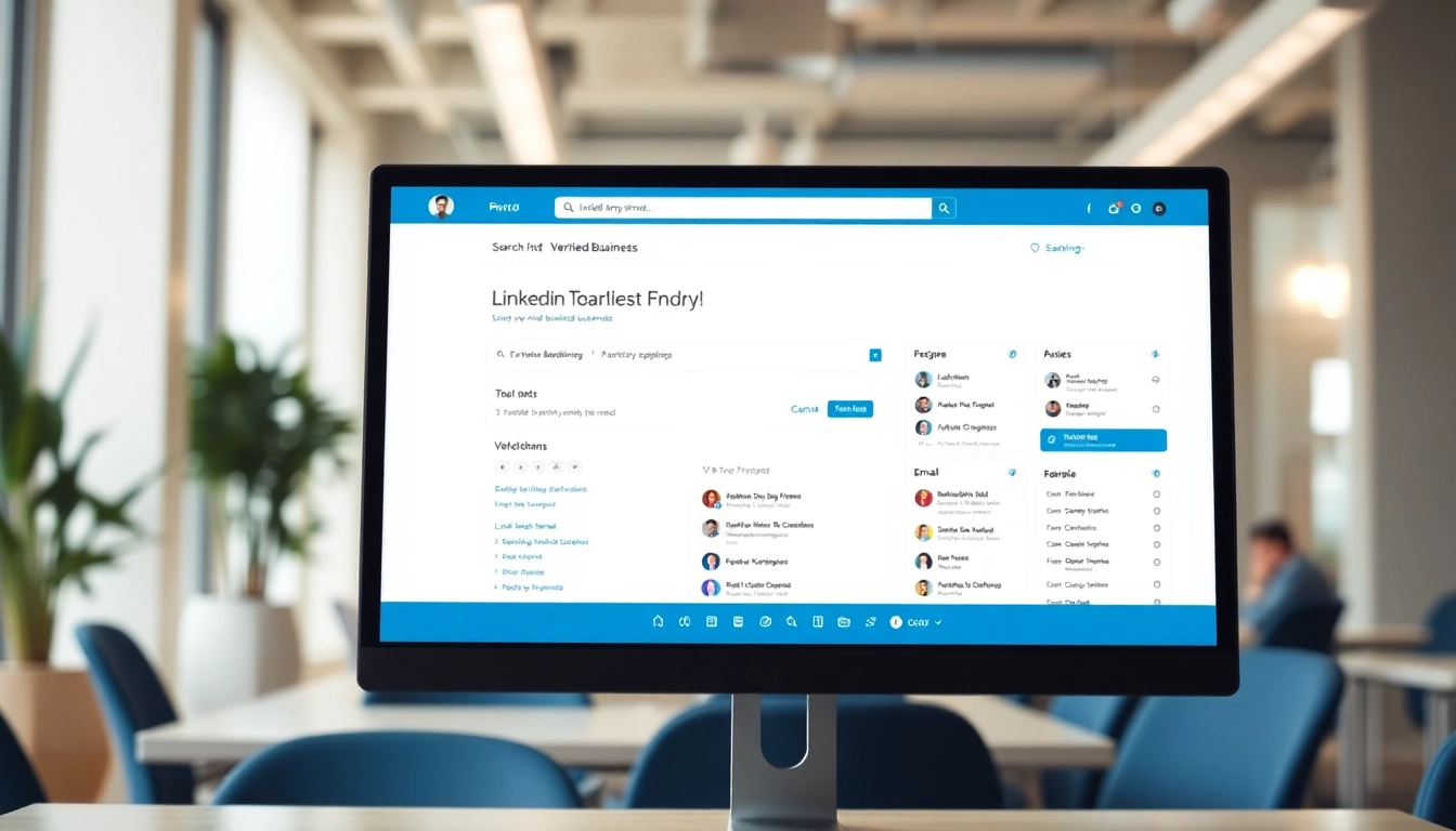 Utilize a linkedin email finder tool with a user-friendly interface for effective email searches.