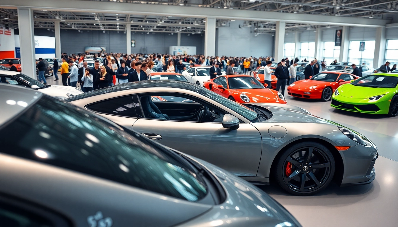 Admiring sleek cars at an exciting Auto Cars Show, showcasing diverse vehicle designs.