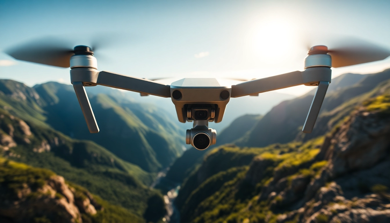 Flying Insta360 Antigravity A1 drone capturing beautiful landscapes in 360 degrees.