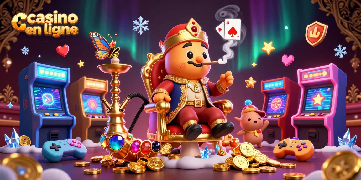 Roulette et jeux de casino en ligne illustrés dans une scène animée captivante.