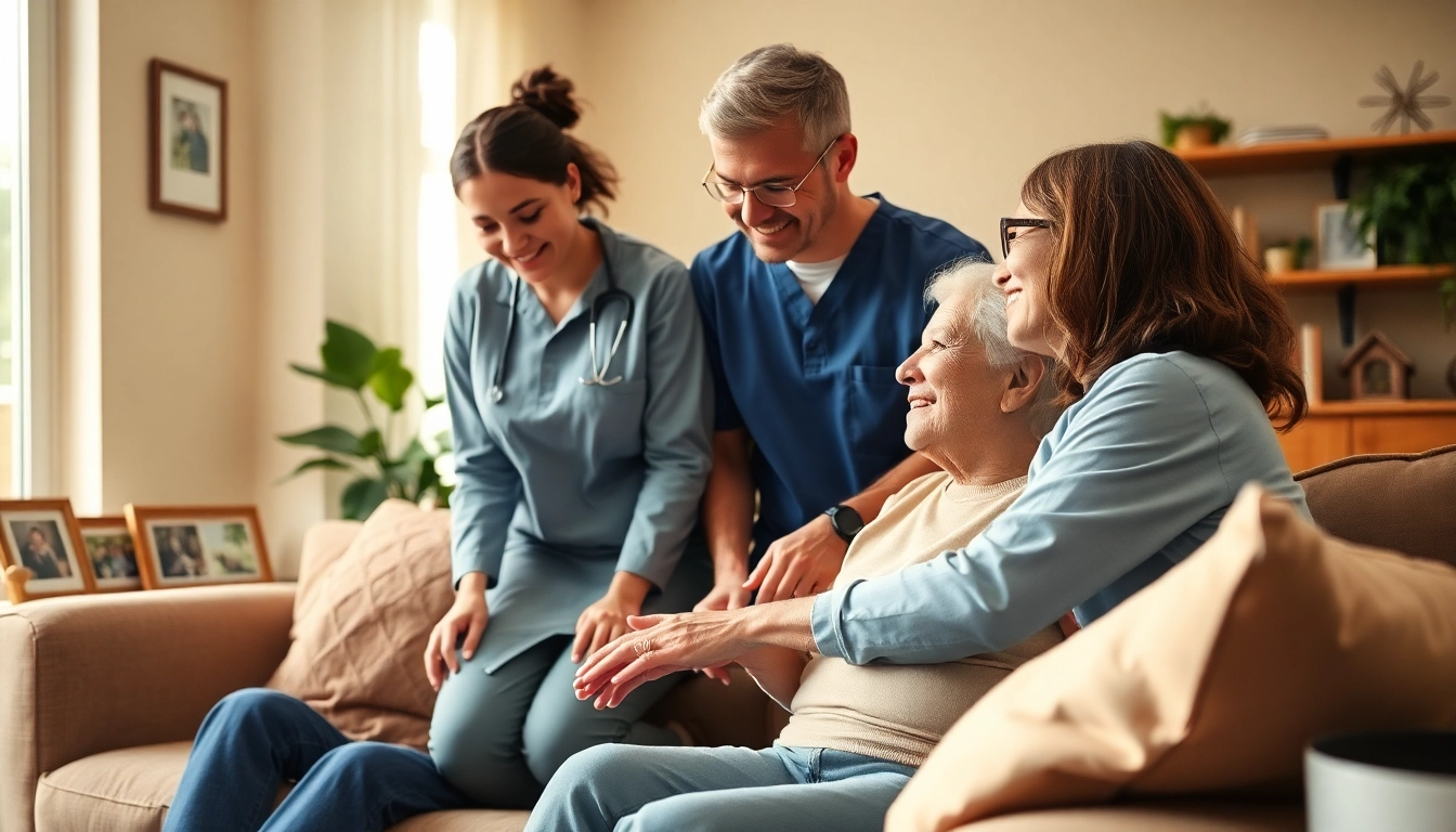 Delivering quality in home care austin tx services with compassionate caregivers in a cozy living room.