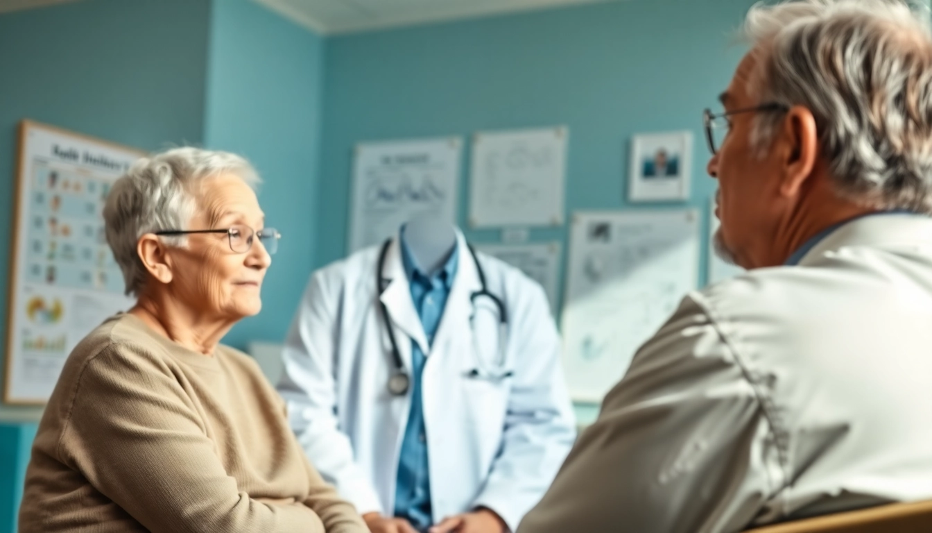 Engaging consultation at https://www.medexdtc.com showcasing a doctor discussing health with a patient.
