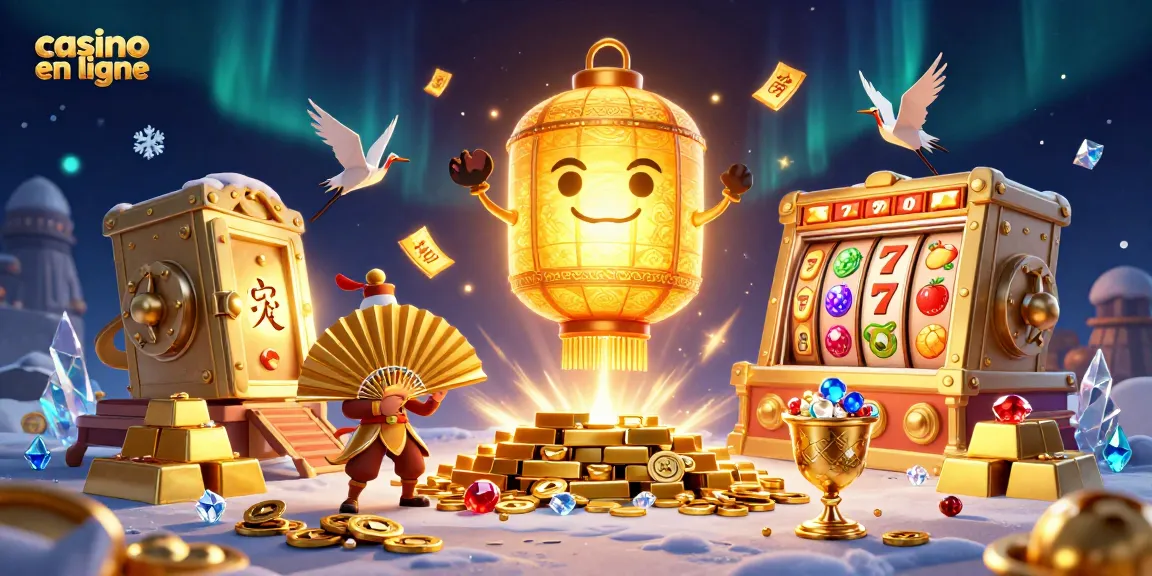 Découvrez les trésors d'un casino en ligne avec des personnages enchanteurs et des décorations scintillantes.
