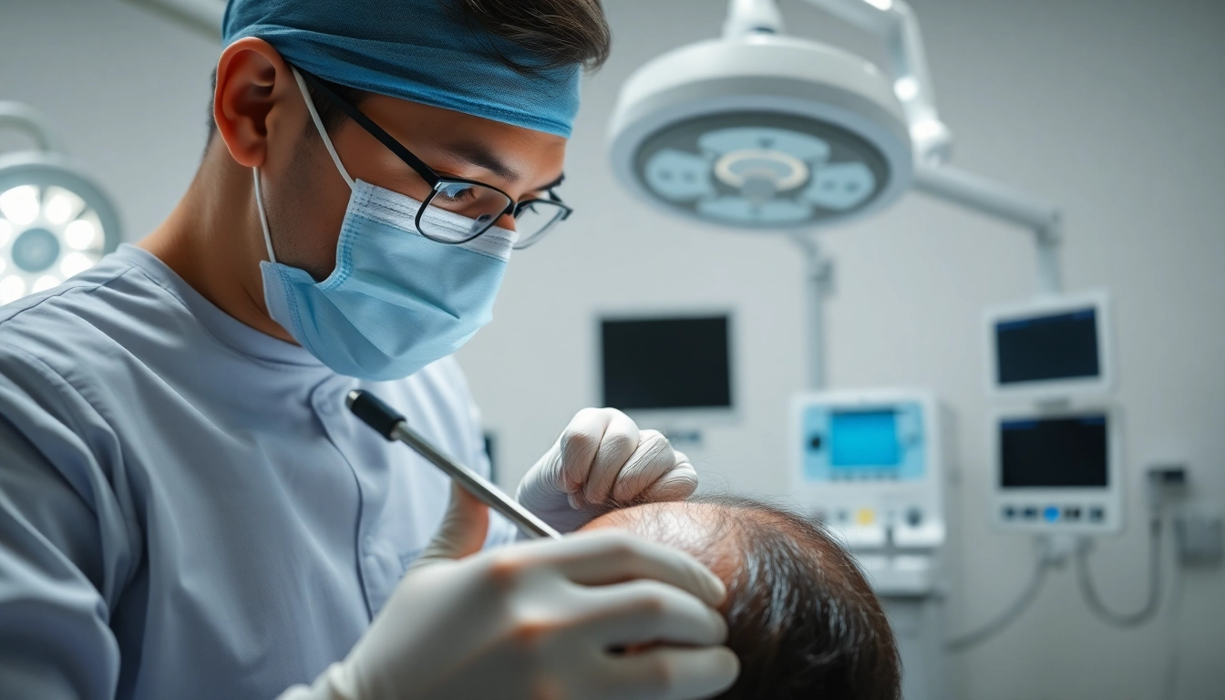 Experience a hair transplant istanbul procedure in a professional medical setting.