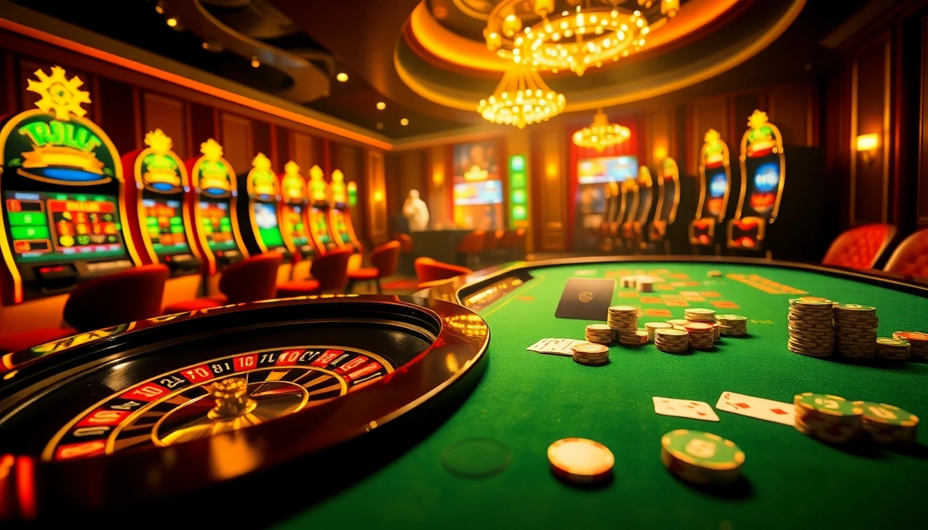 Experience the excitement of nhà cái vuabai9 with vibrant casino games and luxury settings.
