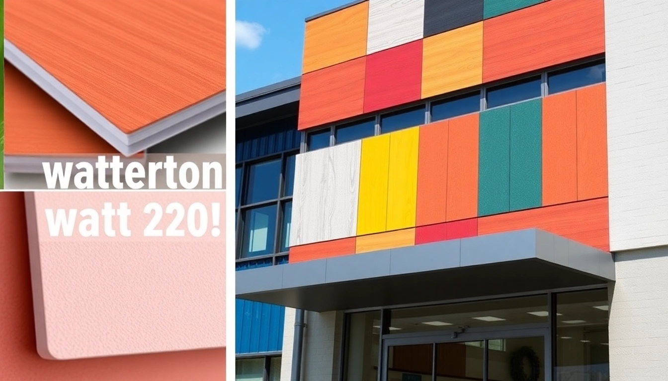 Highlighting Waterproof Composite Panels enhancing the elegance and durability of outdoor structures.